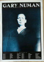 Gary Numan 1991 Outland Tour Poster